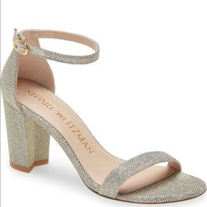 Stuart Weitzman NearlyNude ankle strap sandal